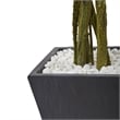 Nearly Natural 6.5ft Ficus UV Resistant Artificial Tree w/ Slate Planter