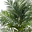 Nearly Natural 4.5ft Areca Palm Artificial Tree in White Oval Planter in Green