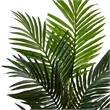 Nearly Natural 4.5ft Kentia Palm Artificial Tree in White Oval Planter in Green