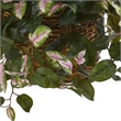 Nearly Natural Hoya Artificial Plant Hanging Basket in Green