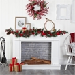Nearly Natural 6ft Apple Berries & Pinecone Artificial Garland in Green