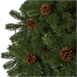 Nearly Natural 7.5ft Rocky Mountain Spruce Christmas Tree w/400 Clear LED