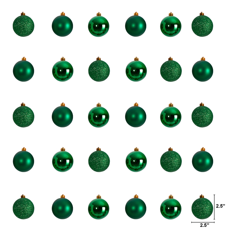 Nearly Natural Holiday Christmas 30 Count 2.5