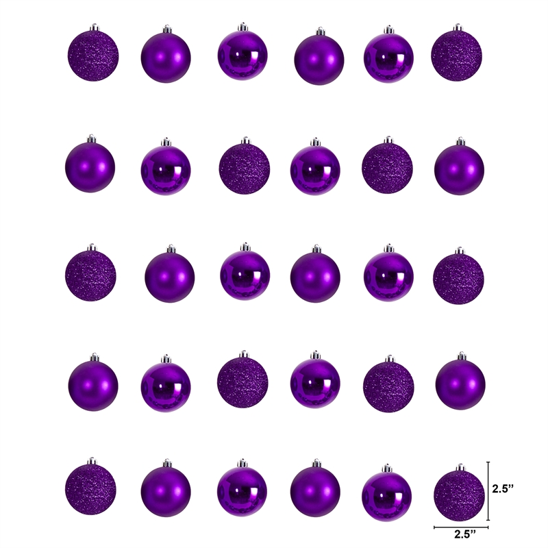 Nearly Natural Holiday Christmas 30 Count 2.5