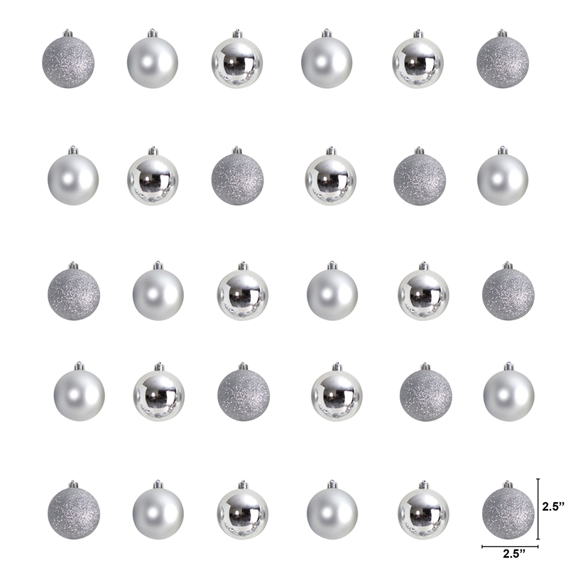 Nearly Natural Holiday Christmas 30 Count 2.5
