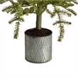 Nearly Natural 4.5ft Pre-Lit Christmas Pine Artificial Tree in Planter