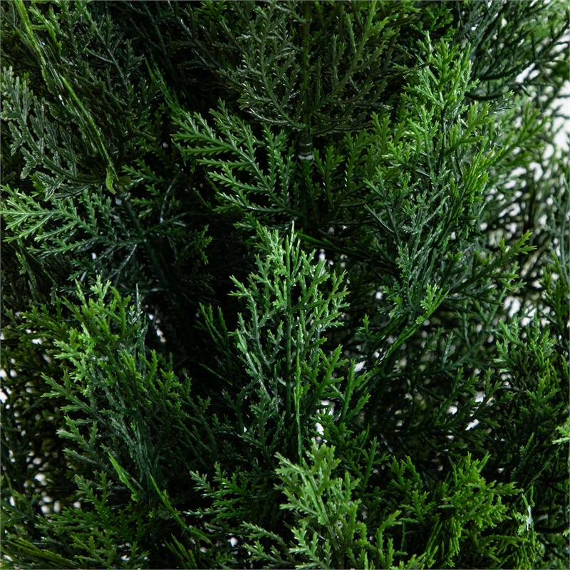 Nearly Natural 9ft UV Resistant Artificial Cedar Pine Tree (Indoor/Outdoor)