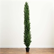 Nearly Natural 9ft UV Resistant Artificial Cedar Pine Tree (Indoor/Outdoor)