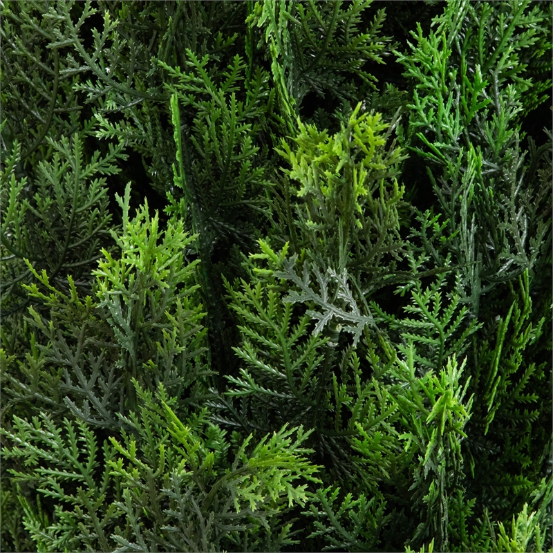 Nearly Natural 12ft UV Resistant Artificial Cedar Pine Tree (Indoor/Outdoor)
