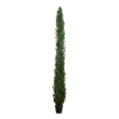 Nearly Natural 12ft UV Resistant Artificial Cedar Pine Tree (Indoor/Outdoor)