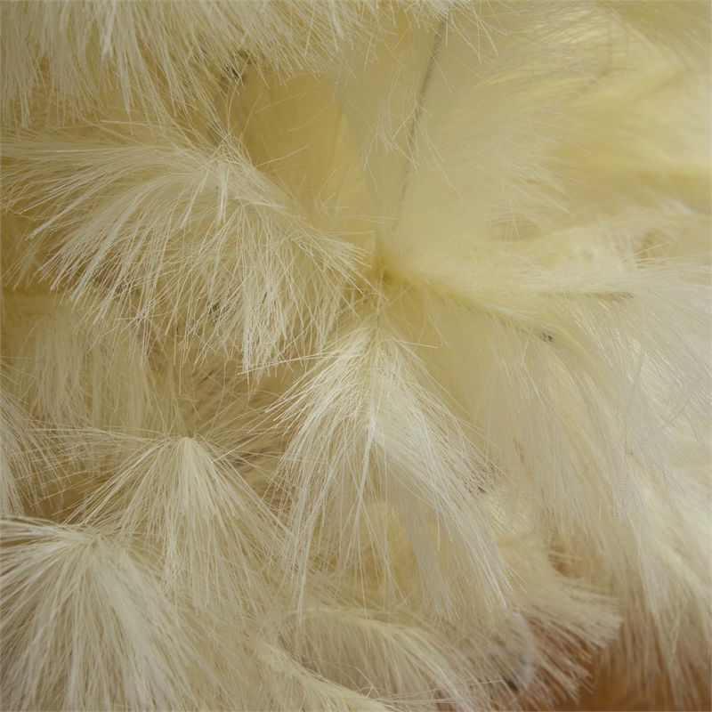 Nearly Natural 4ft Artificial Off White Pampas Grass Christmas Tree in White