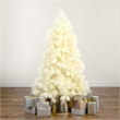 Nearly Natural 6ft Artificial Off White Pampas Grass Christmas Tree in White