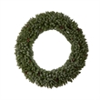 Nearly Natural 6ft Giant Flocked Christmas Wreath w/ Pinecones 400 Clear LED