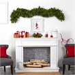 Nearly Natural 6ft Colorado Fir Christmas Garland w/ 50 LED Lights Berries