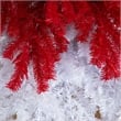Nearly Natural 7ft Holiday Red Santa's Hat Christmas Tree with 500 LED