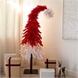 Nearly Natural 7ft Holiday Red Santa's Hat Christmas Tree with 500 LED