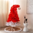 Nearly Natural 5ft Pre-Lit Holiday Red Santa's Hat Christmas Tree with 300 LED