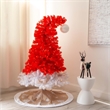 Nearly Natural 5ft Pre-Lit Holiday Red Santa's Hat Christmas Tree with 300 LED