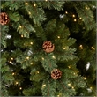 Nearly Natural 11ft White Mountain Pine Green Christmas Tree