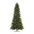 Nearly Natural 11ft Belgium Fir Natural-Look Christmas Tree w/ 1250 Clear LED