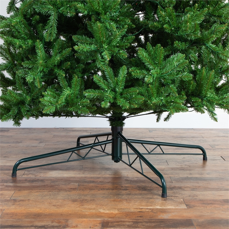 Nearly Natural 15ft Slim Green Mountain Pine Christmas Tree w/ 1900 LED