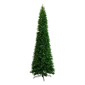 Nearly Natural 15ft Slim Green Mountain Pine Christmas Tree w/ 1900 LED