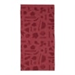 DII Modern Viscose and Polyester Veggies Fridge Liners in Red (Set of 6)