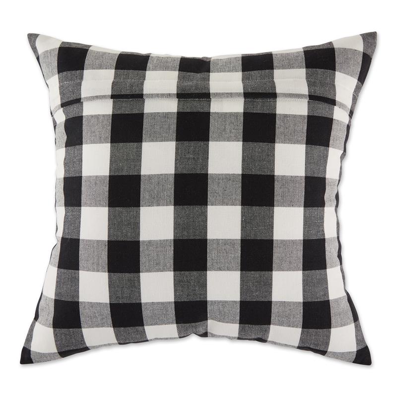 DII Asst Black Farmhouse Cotton Pillow Cover 18x18 inch 4 Piece