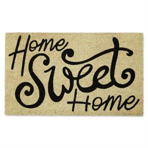 dii multi-color home sweet home coir wood fiber doormat 18x30
