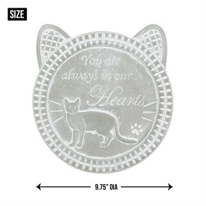 multi-color you are always in our hearts - cat memorial stepping stone
