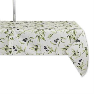 Multi-Color Olives Fabric Print Outdoor Tablecloth with Zipper 60x120