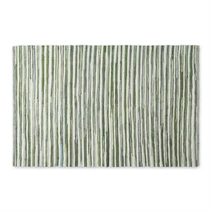 jadeite slim stripe cotton chindi rug  multi-color cotton 4x6ft