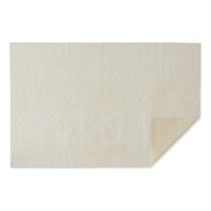 beige trimmable non slip vinyl rug gripper 46x70 in