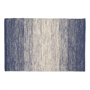 2x3-Ft Ombre Stripe Rug - French Blue