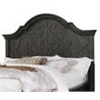 Rustic Gray Wood California King Panel Bed