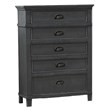 Sandy Platform Cappuccino Wood 5 Piece Bedroom Set in California King