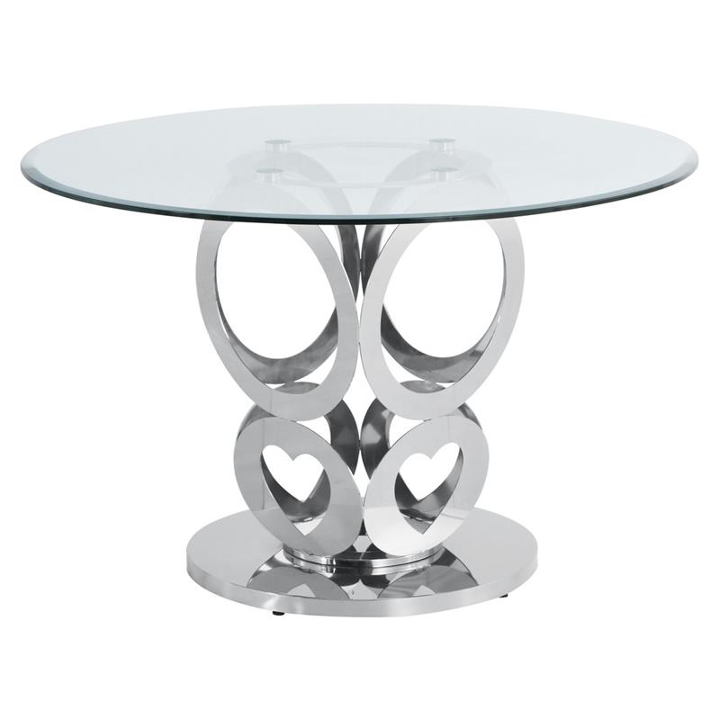 48 round stainless steel table top