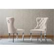 Rectangular White Marble 5 Piece Dining Set with Silver Stainless Steel Base