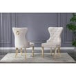 Rectangular Clear Glass 7pc Dining Set with Gold Stainless Steel Base