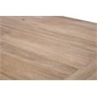 Rustic Natural Wood Extendable Dining Table with Two 16