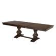 Walnut Wood Extendable Dining Table with Removeable 18