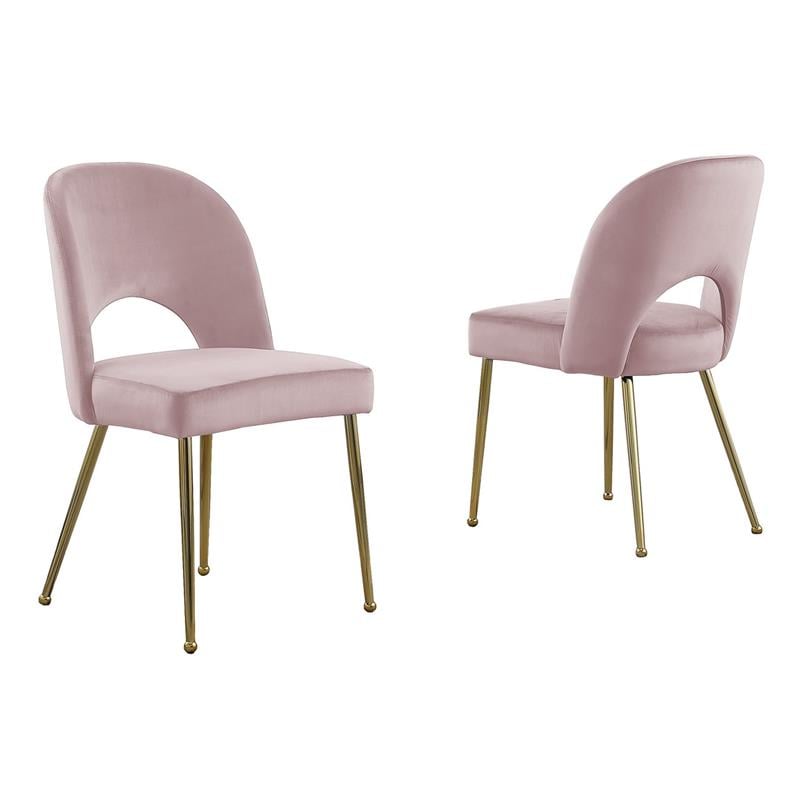 Pink and chrome online chair