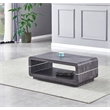 Modern Walnut Wood Coffee Table