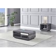 Modern Walnut Wood Coffee Table