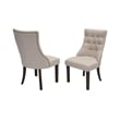 7pc Walnut Wood Dining Set with Extendable Table + Beige Linen Chairs + Bench