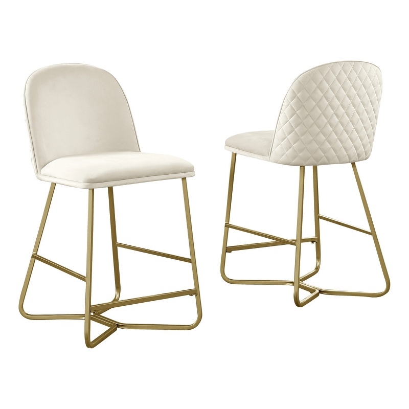 Quilted Back Counterheight Chairs 24