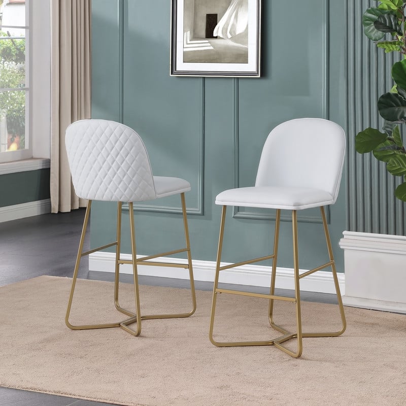 Quilted Back Barstools 29