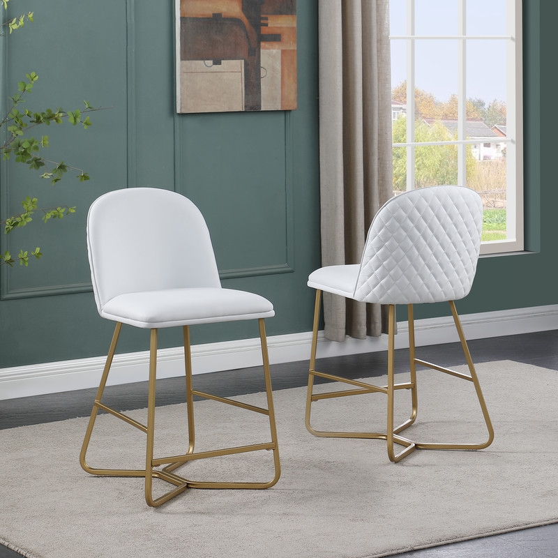 Quilted Back Counterheight Chairs 24
