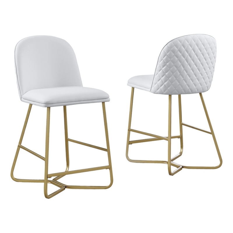 Quilted Back Counterheight Chairs 24