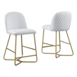 Quilted Back Counterheight Chairs 24